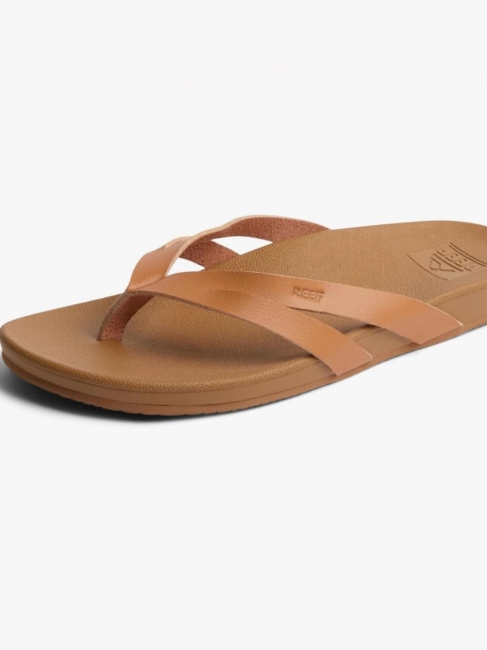 Reef Cushion Spring Joy Flip-Flop Sandals- Natural NWT Tan